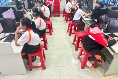 HÌNH ẢNH CÁC EM HỌC SINH THAM GIA CÁC CUỘC THI TRÊN INTERNET NĂM HỌC 2025-2026