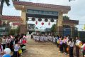 Trường Tiểu học Nguyễn Trãi hân hoan chào đón các em nhỏ trường Mầm non Tuổi Thơ tới tham quan.